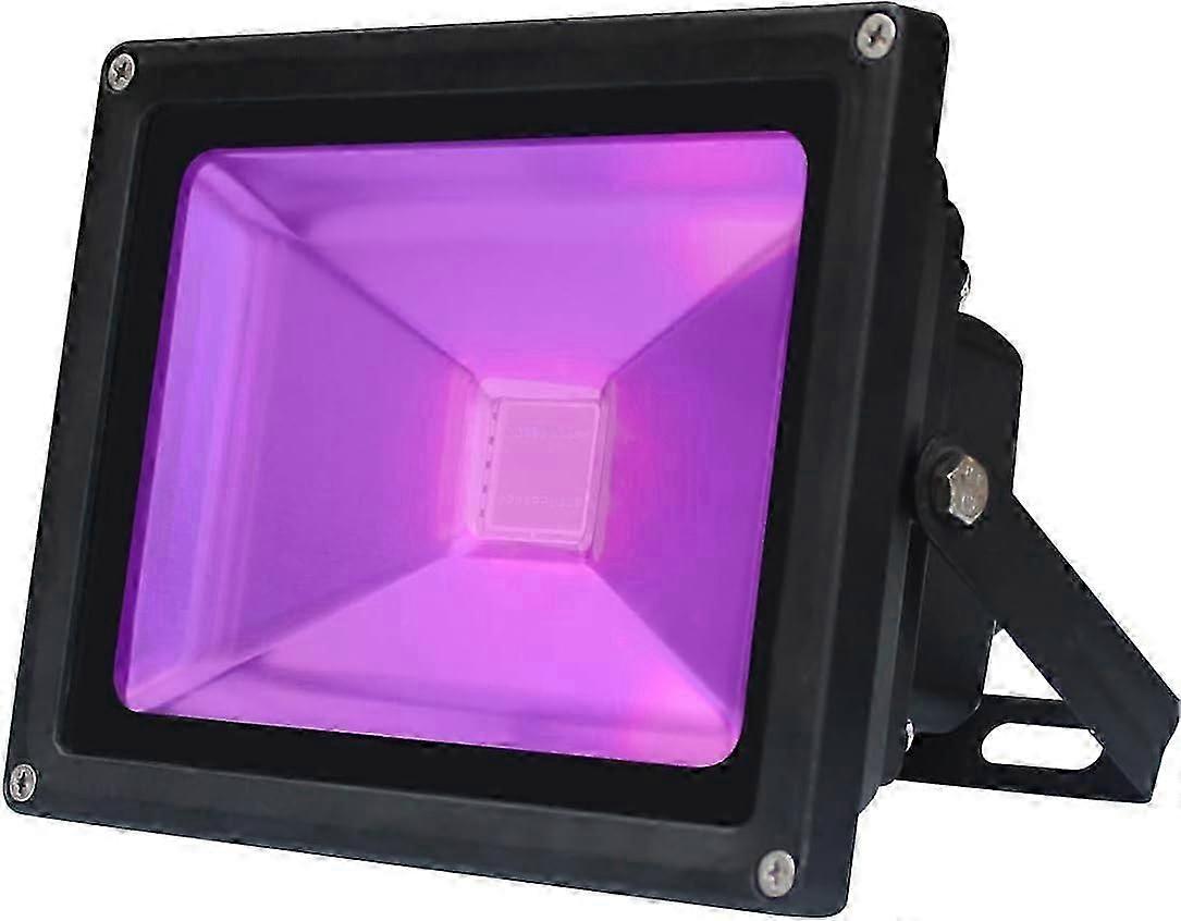 ضوء أسود للأشعة فوق البنفسجية ، 20 واط LED أضواء كاشفة IP66 ضوء بنفسجي مقاوم للماء ، إضاءة تأثير الضوء الأسود 395-400 نانومتر ، مناسبة للحفلات ، طلاء النيون ، حوض السمك ، فلوريدا
