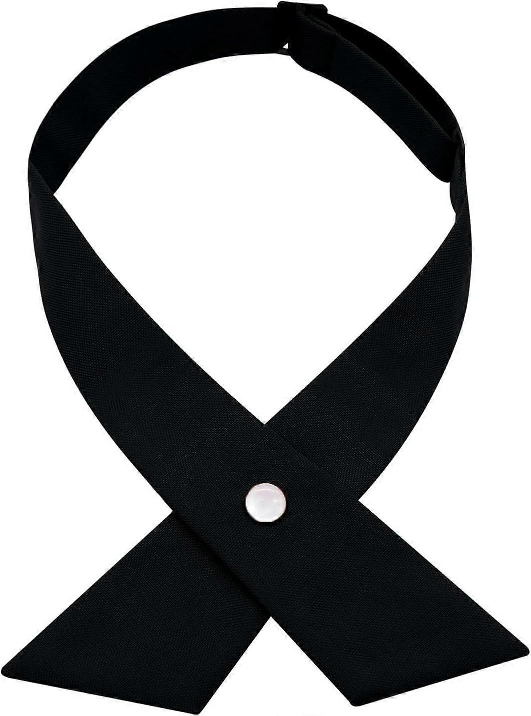 Bow Tie for Women Adjustable CrissCross Bowtie, Pretied Womens Bow Tie School