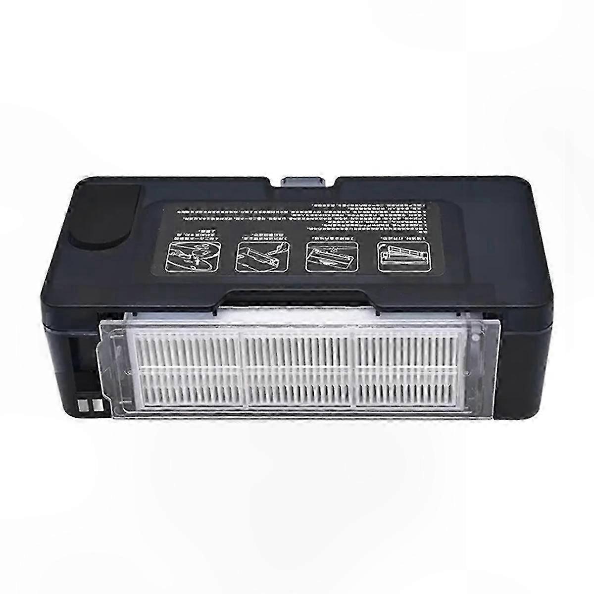 Robotic Vacuum and Mop Storage Box with Dual Water and Dust Functionality