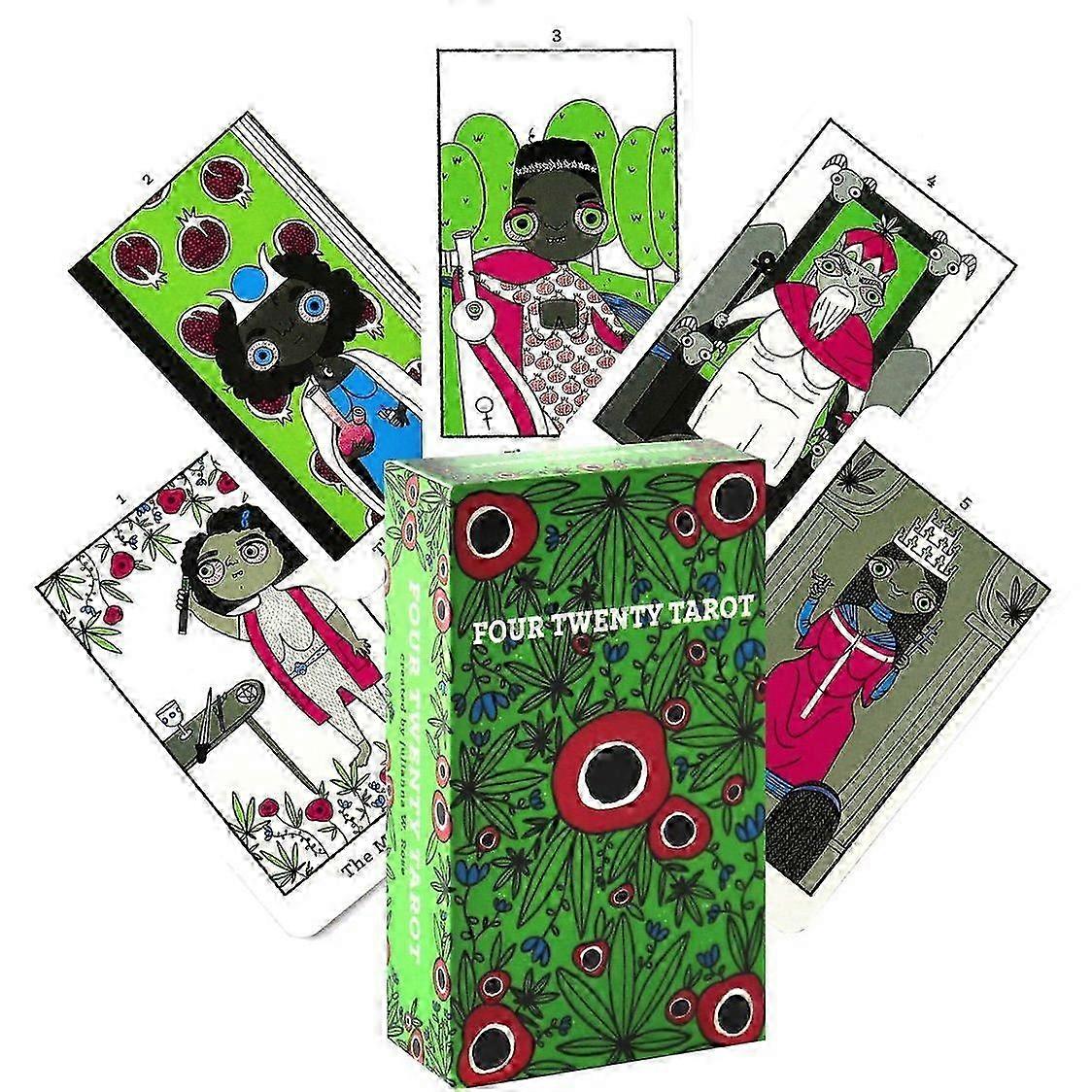 Four Twenty Tarot Deck: Tarot Cards for Beginners Guide Easy Learn