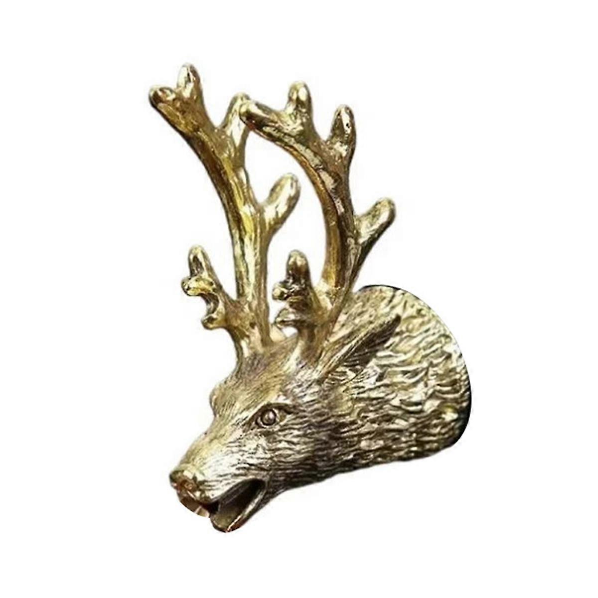 Sacred Deer Head Wine Pourer Whiskey Wild Grid Red Wine Wine Mouth Auspicious Meaning Home Bar Tools Crafts Gift A