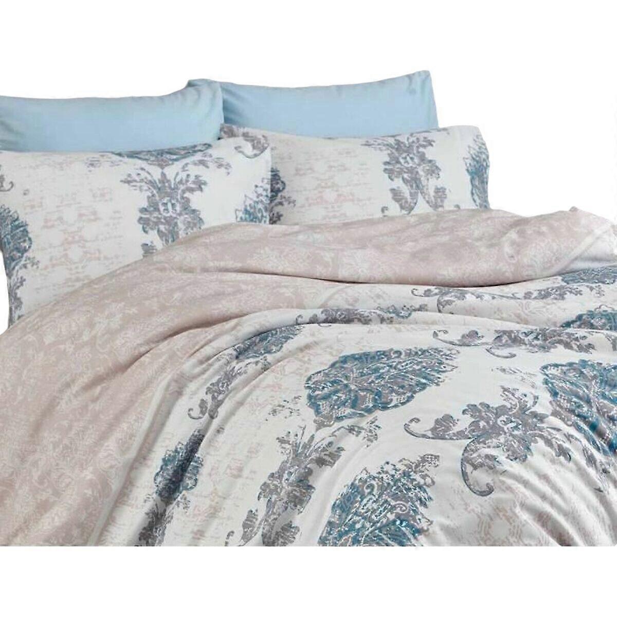 Duvet cover set Blue Super king 3 Pieces