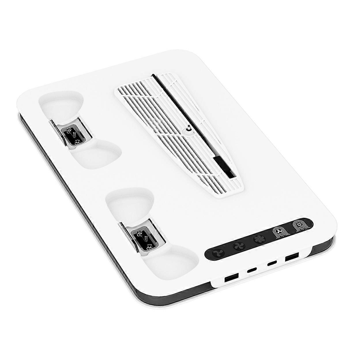 3in1 Cooling Stand for / SLIM/ PRO Charging of Dual Controllers Adjustable RGB Lights with Disc Stor