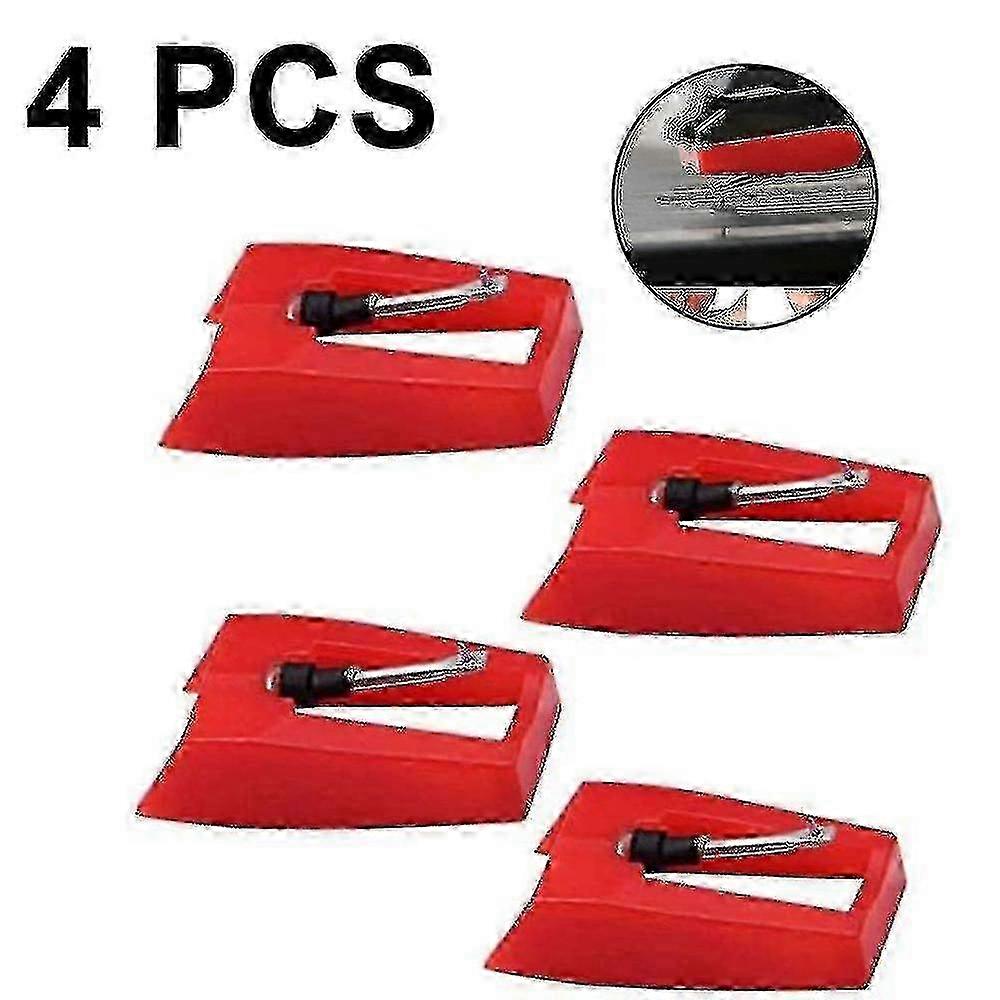 4 Pack Record Player Needle Turntable Stylus Replacement Turntable-...