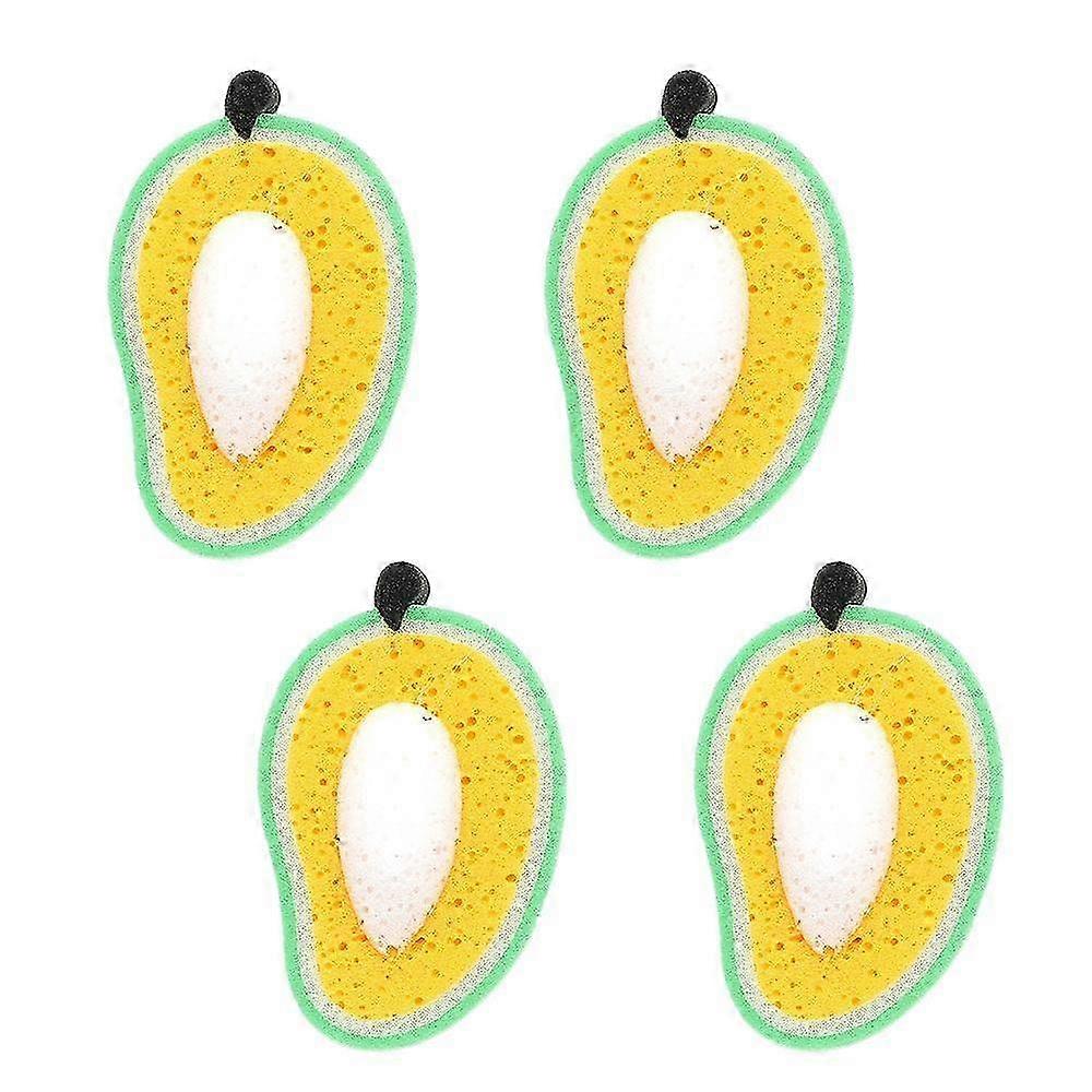 Cute Fruit-Shape Thickened Kitchen Sponge, Multifunctional Wipe Dec...