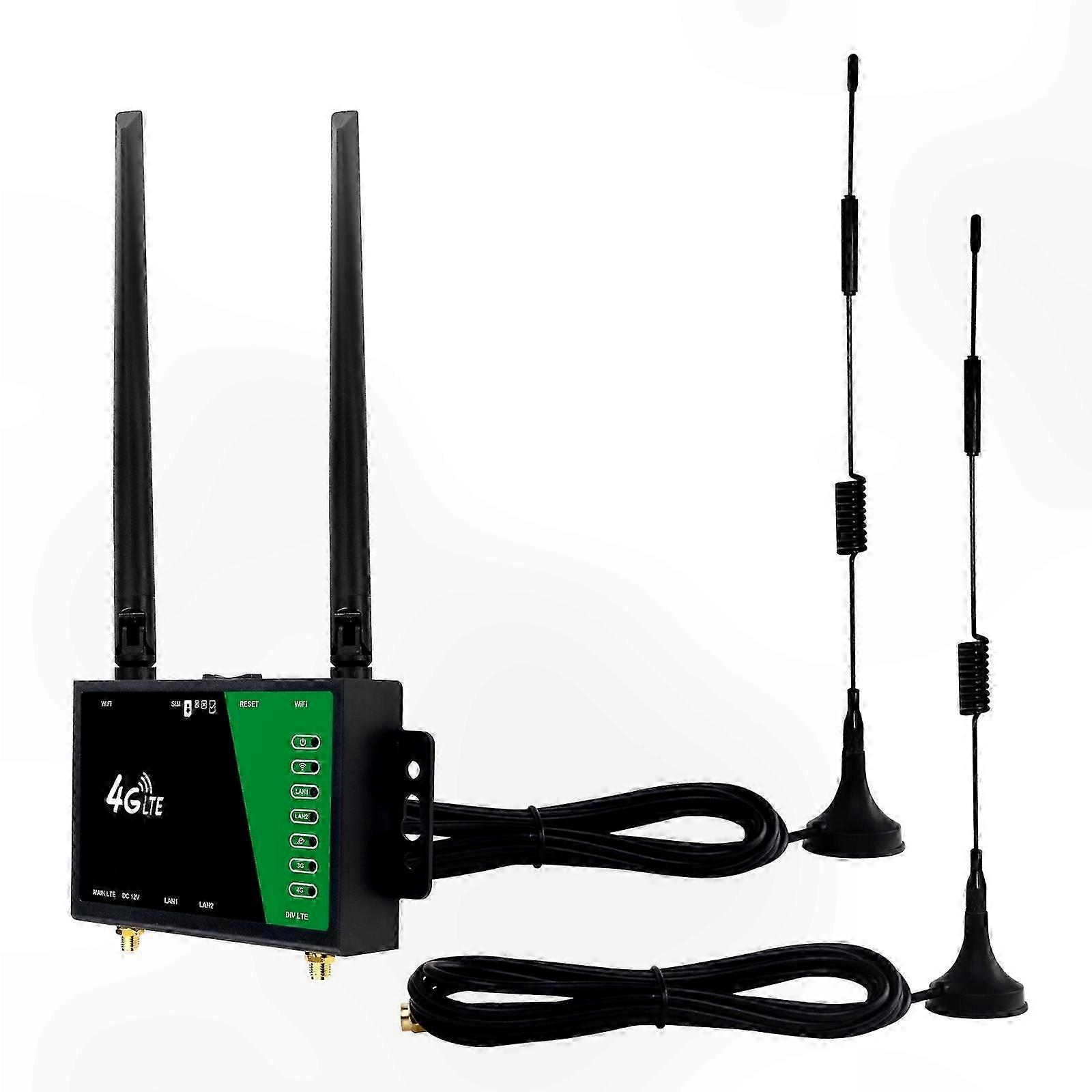 Portable 4G LTE Wi-Fi Router with Detachable Antenna and EU Plug for Wireless Connectivity