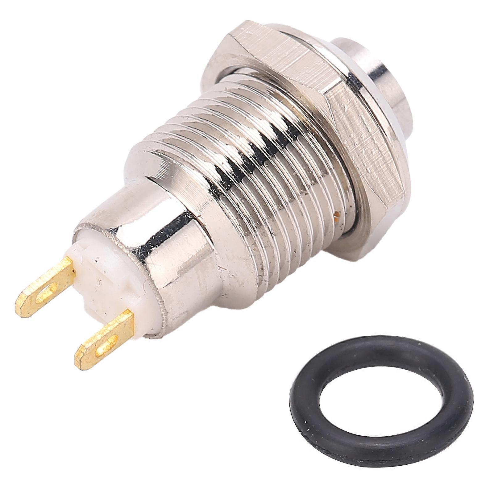 10mm 3V Momentary Push Button Soft Start Switch On/Off Waterproof Metal High Round Head