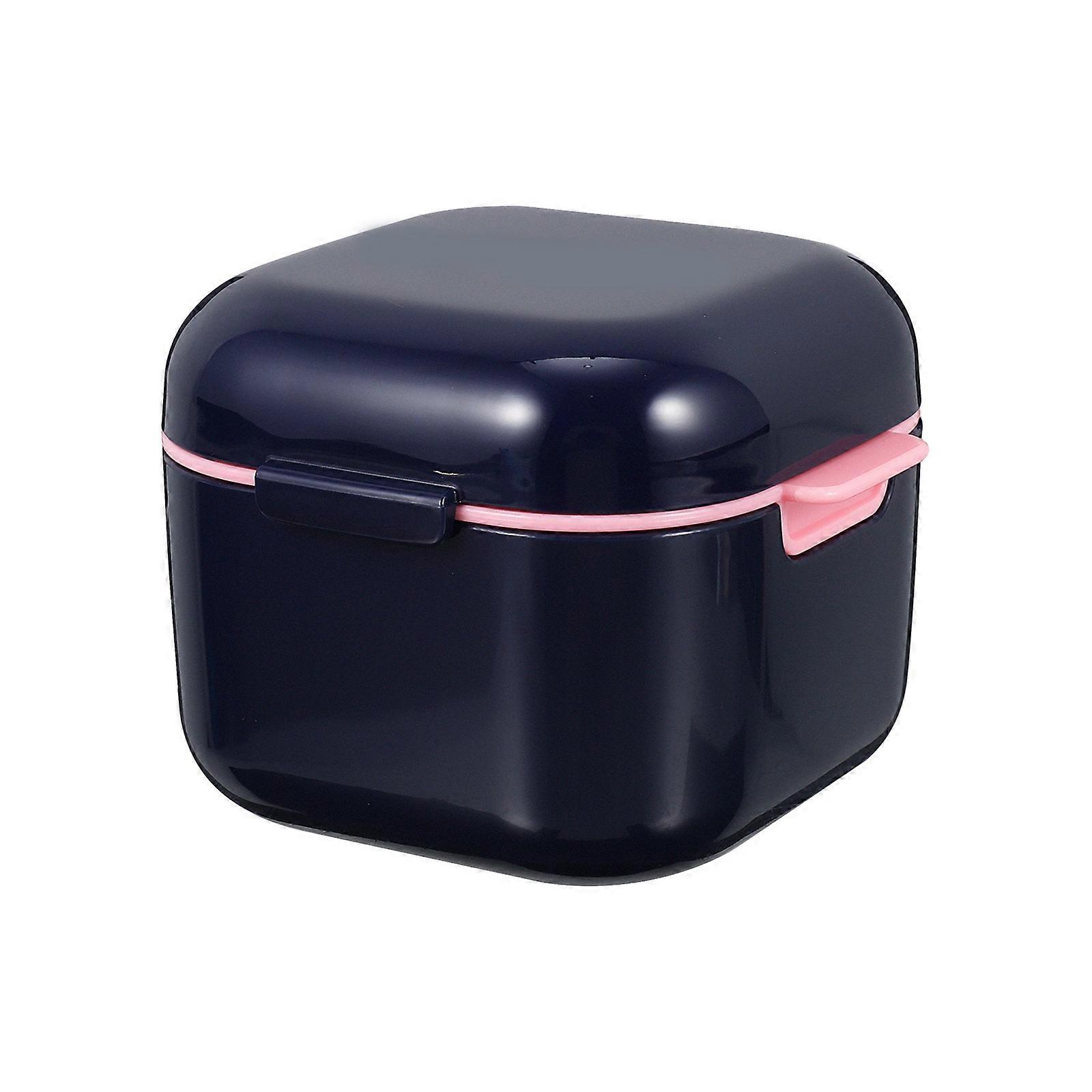 Mouth Guard Case Protective Retainer Case Denture Case Storage Box for 1 Set Retainers