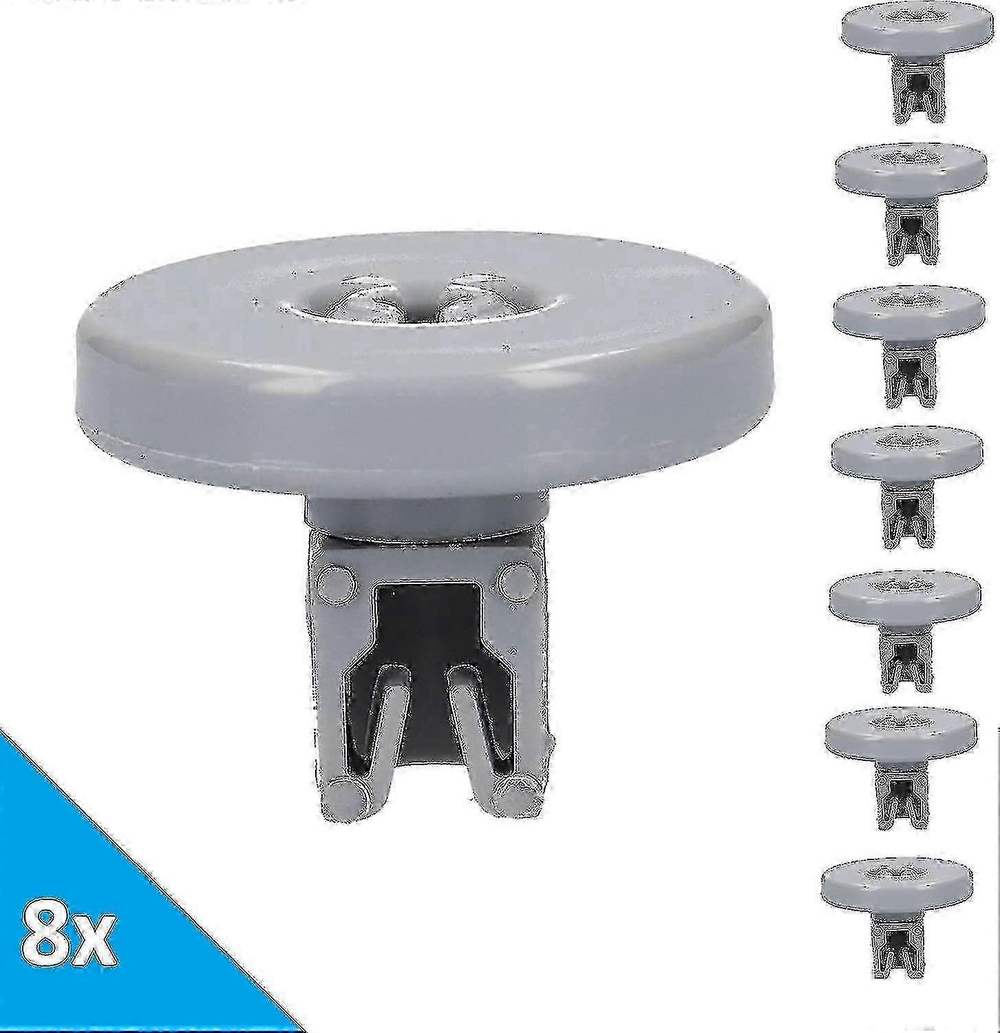 8x גלגלי סלסלה תחתונה למדיח כלים מתאים ל-Aeg Electrolux 50286965004 502869500/4 hwy