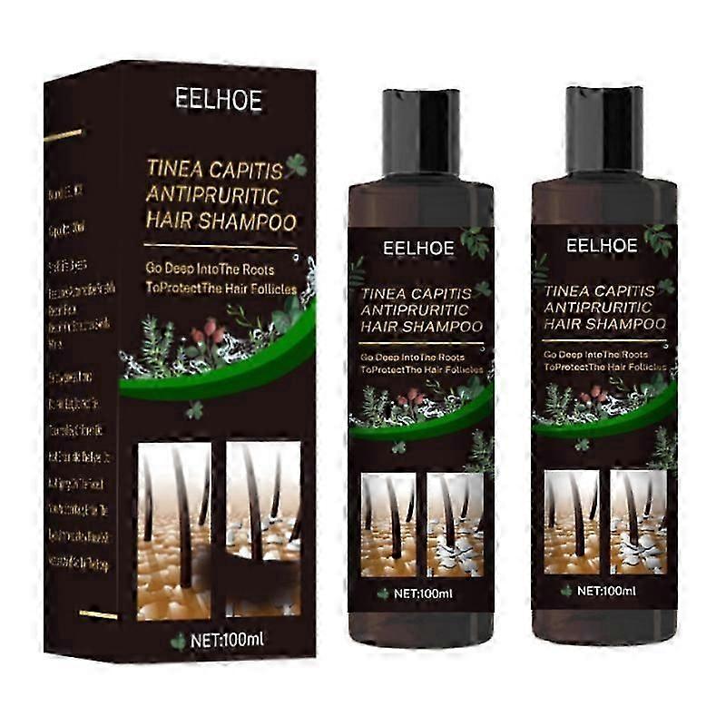 Scalp ringworm shampoo with anti-itch formula 100ml