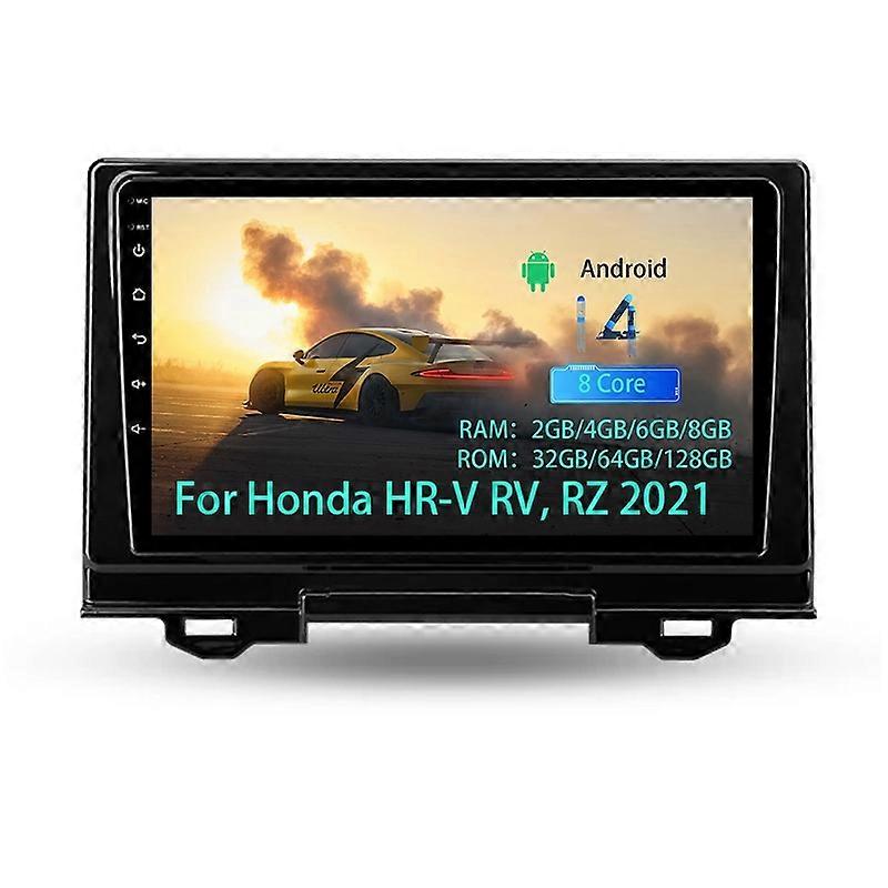 Android Car Radio For Honda Vezel 2 HR-V RV RZ 2021-2024 Carplay Auto GPS Player Multimedia Stereo