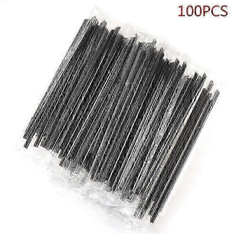 Drinking straws for events - 100pcs individually sealed clear PP straws