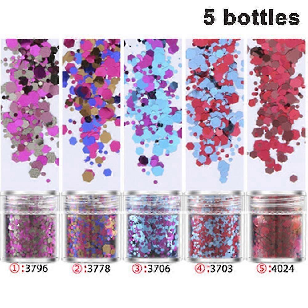Sparkling Cosmic Collection, Holographic Glitter, For Festival Accessories, Unparalleled Brilliance, 5 Colours, Environmentally Friendly And 2025