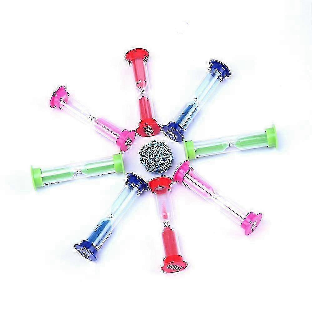 טיימר חול זכוכית 10 דקות - שעון חול קלאסי לילדים ולמבוגרים