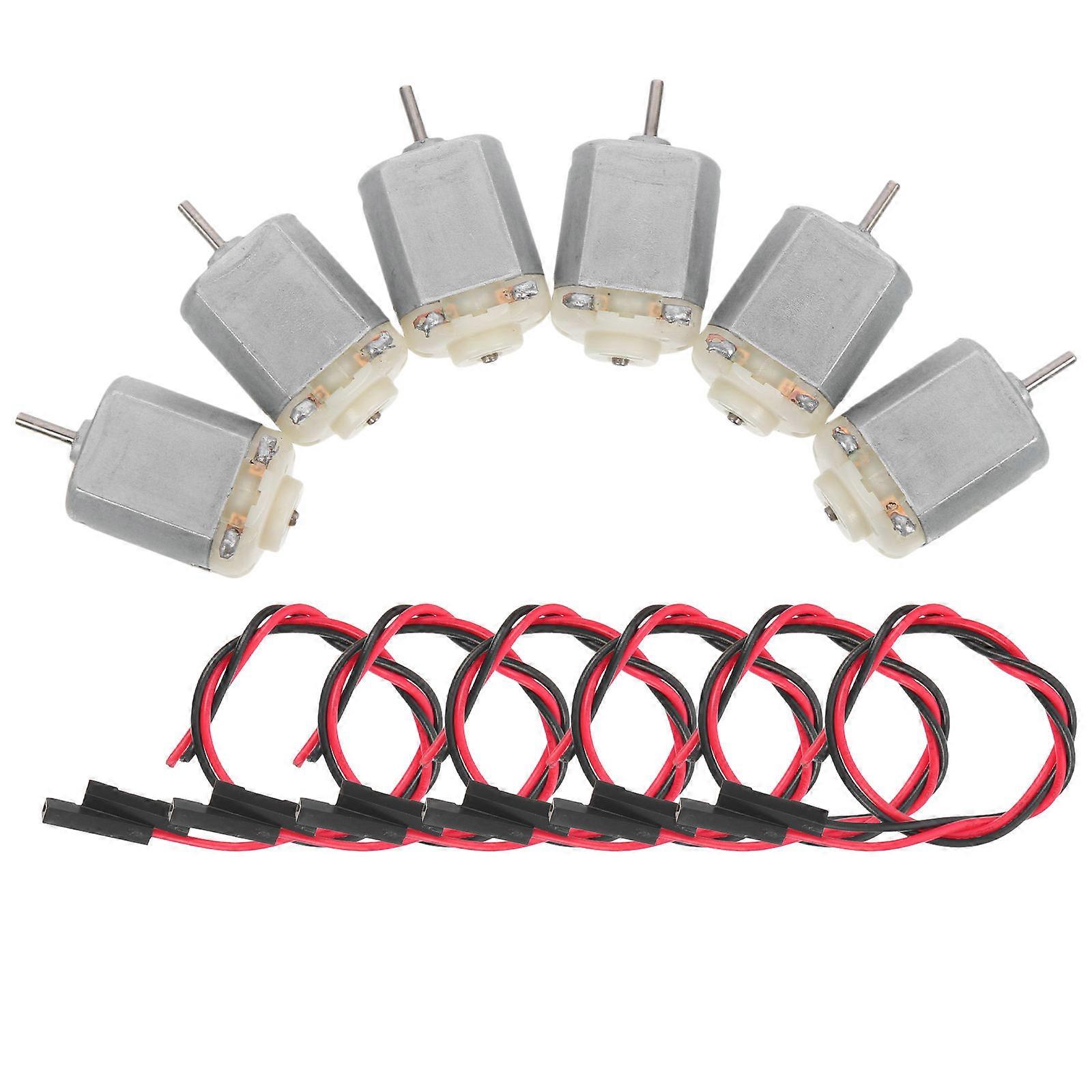 Small Electric Motor for DIY Projects Micro Dc Motor 5Sets Silver