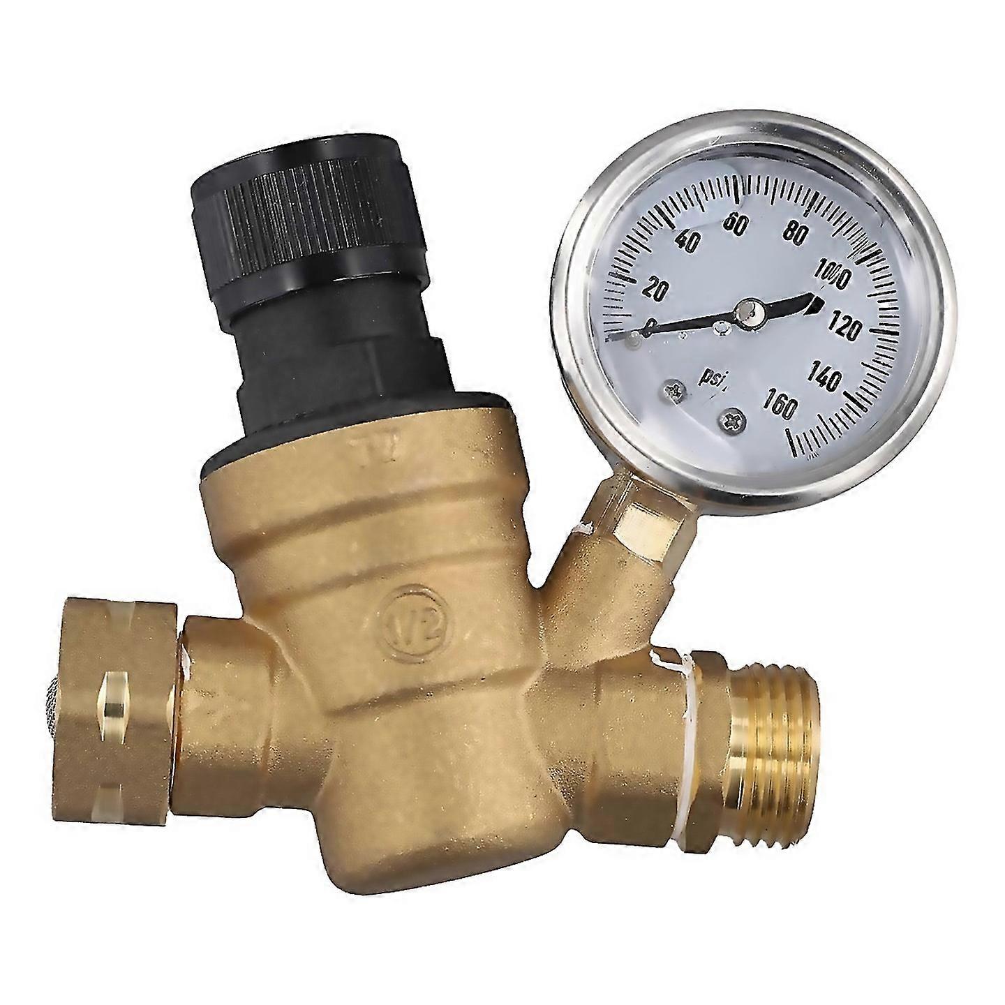 For Rv Water Pressure Regulating Valve Adjustable Pressure Reducing Valve