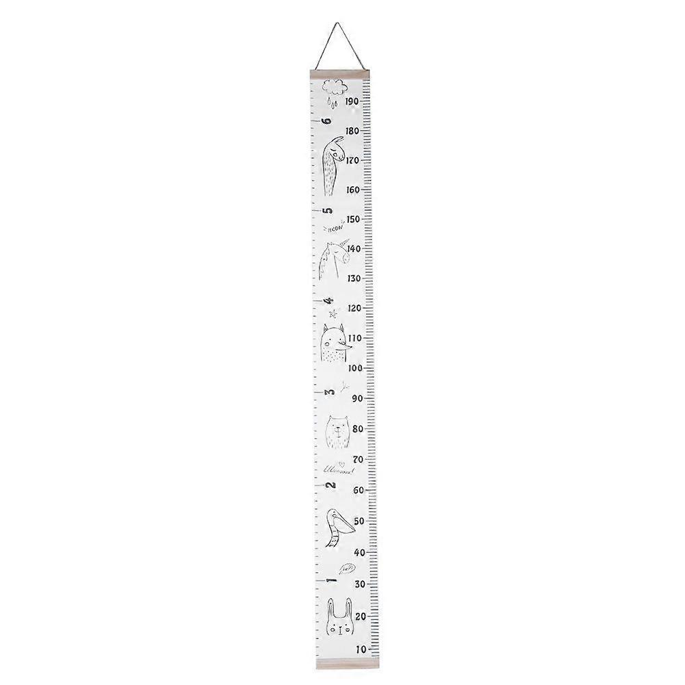 Wood Wall Hanging Child Kid Height Measuring Ruler Room Home Decoration(style A)