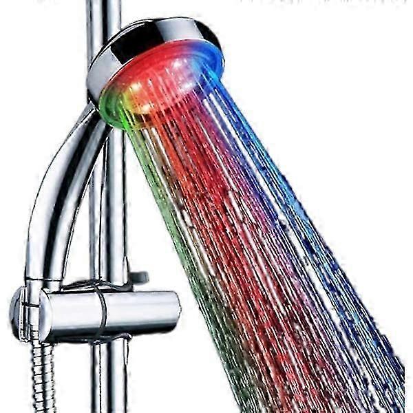 7-color LED shower head, multi-colored, universal fit