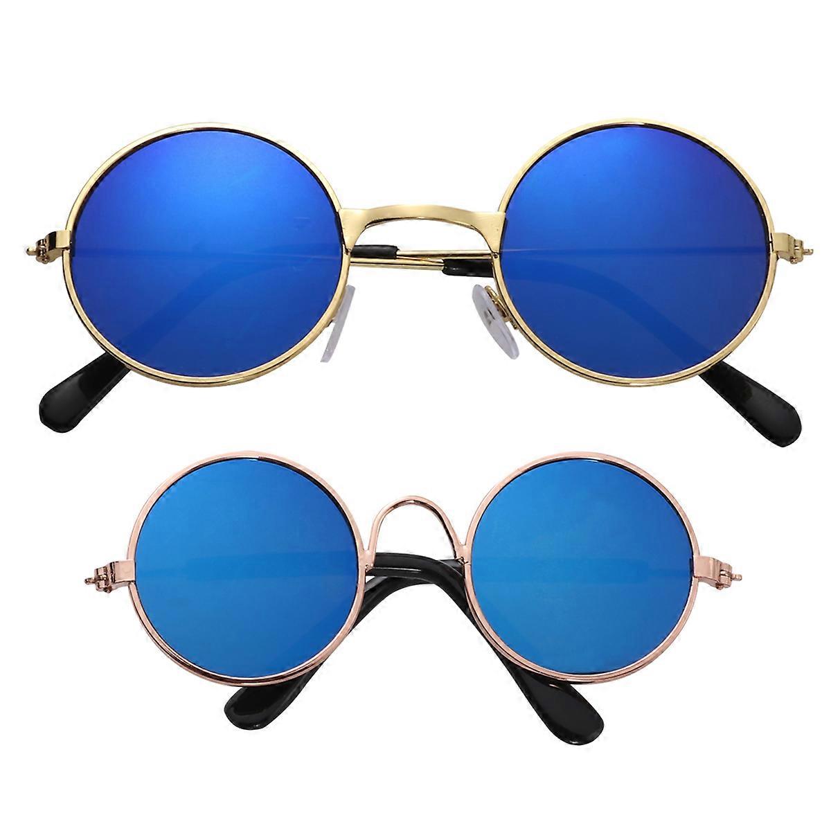 Glasses for Doll Glasses for Fashion Dress Up 2Pcs Blue