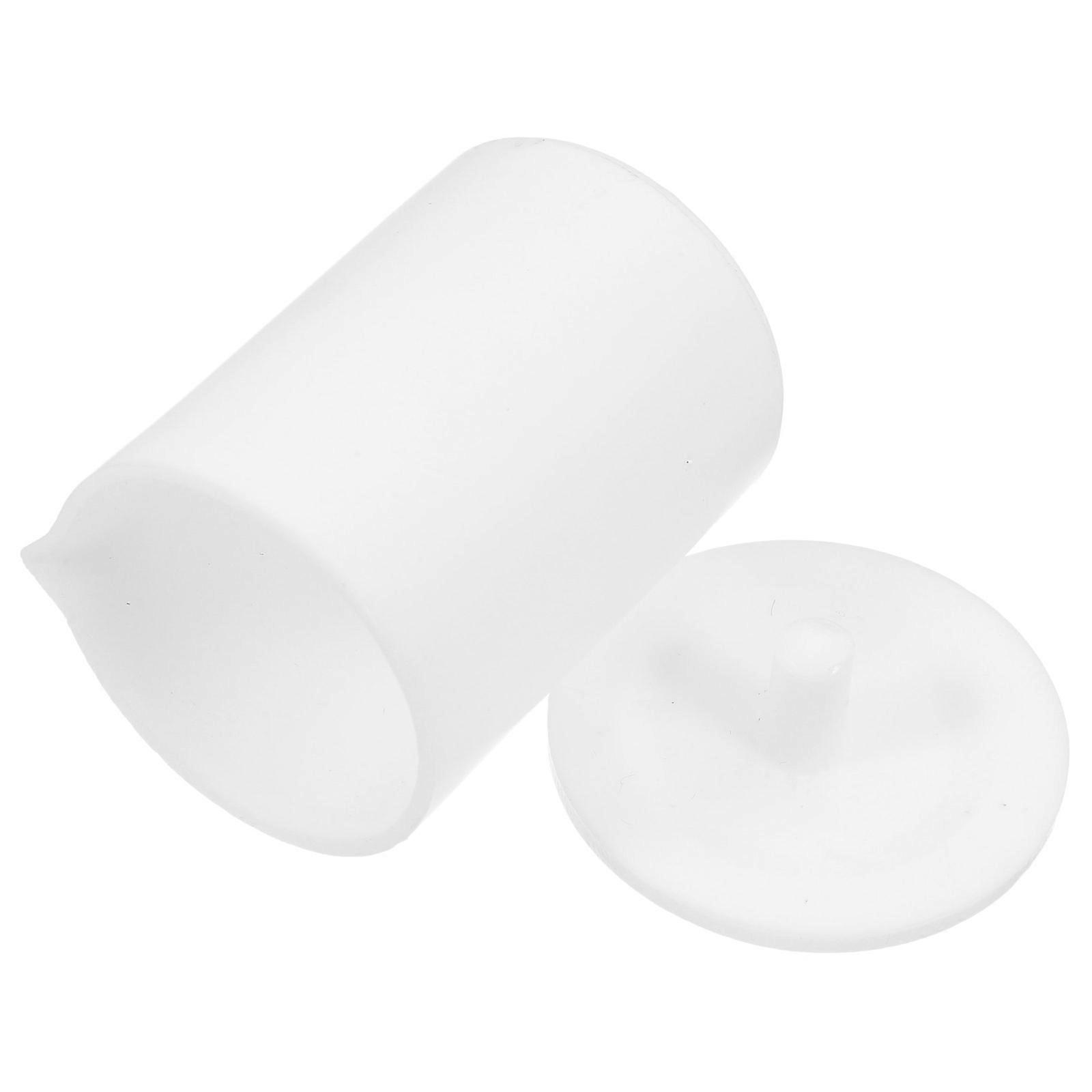 Science Beaker Mug Cylindrical Laboratory Equipment Heating Ptfe Material with Lid 1Set