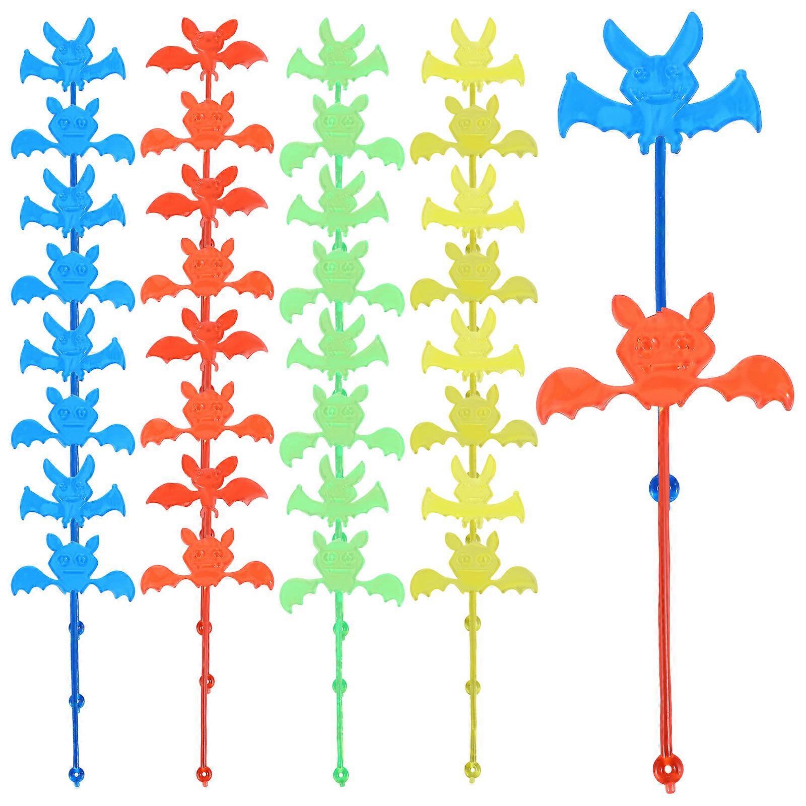 Halloween Bat Sticky Bats for Kids in with Prank Props 120Pcs
