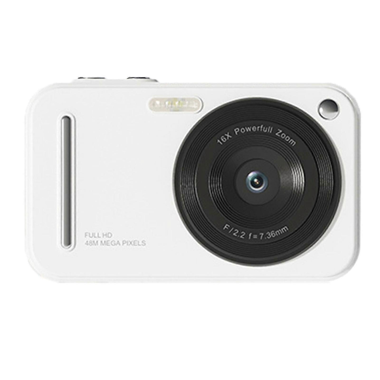48MP CMOS Digital Camera With Beauty Filter 16X Zooming Anti Drop Design Portable For Children Daily Use