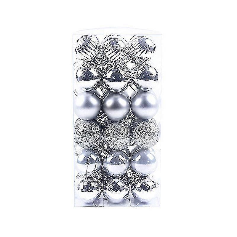 Shatterproof Christmas decoration tree ball 6cm#4