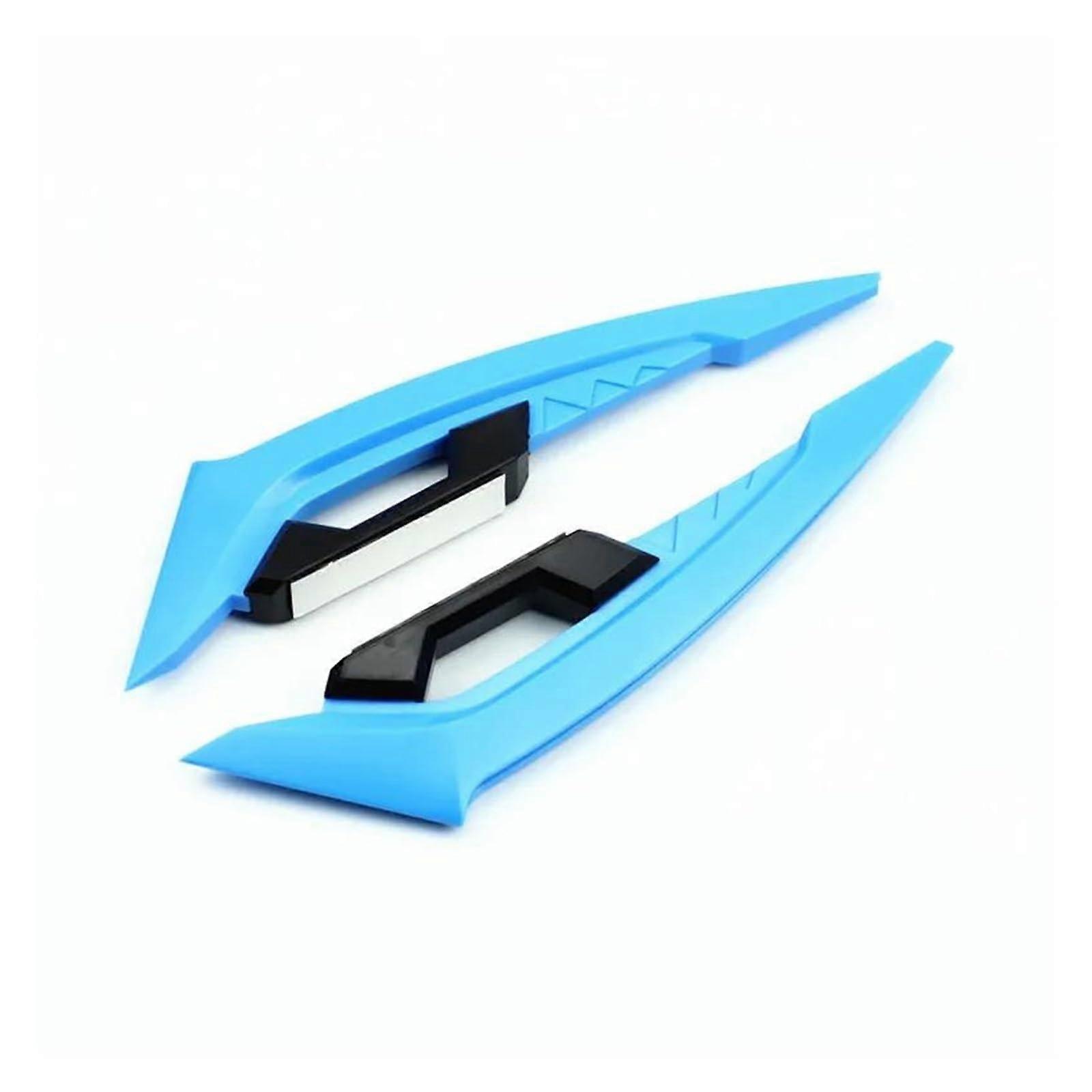 MT07 Front Fairing Wing Side Spoiler Aerodynamic Wing Dynamic Sticker Decal Light Blue