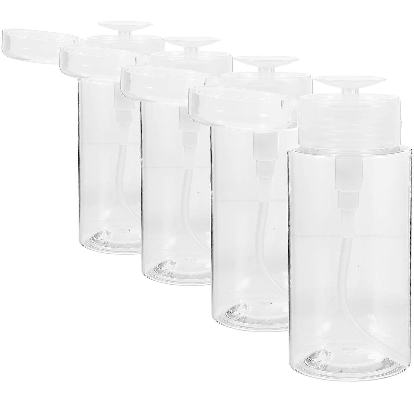 Nail Polish Remover Pump Dispenser Bottles for Home Use 4Pcs Pieces