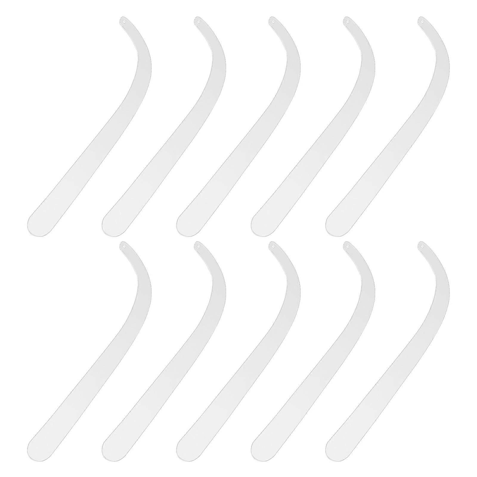 30Pcs Acrylic Transparent Earring Sticks for Store Use