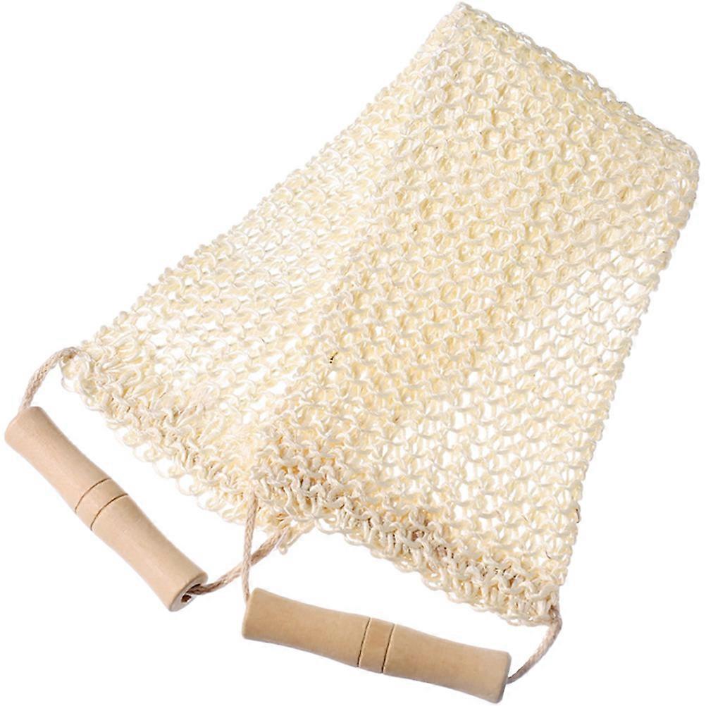Bathing Scrubber Double-Sided Back Exfoliating Cloth 2Pcs Portable