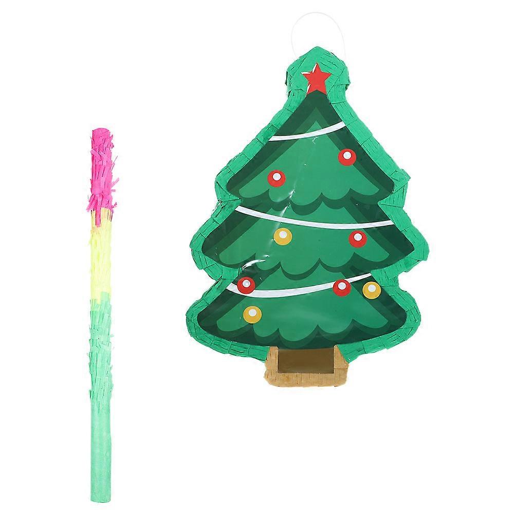 Christmas Tree Pinata Paper Decoration for Party 3Sets Included