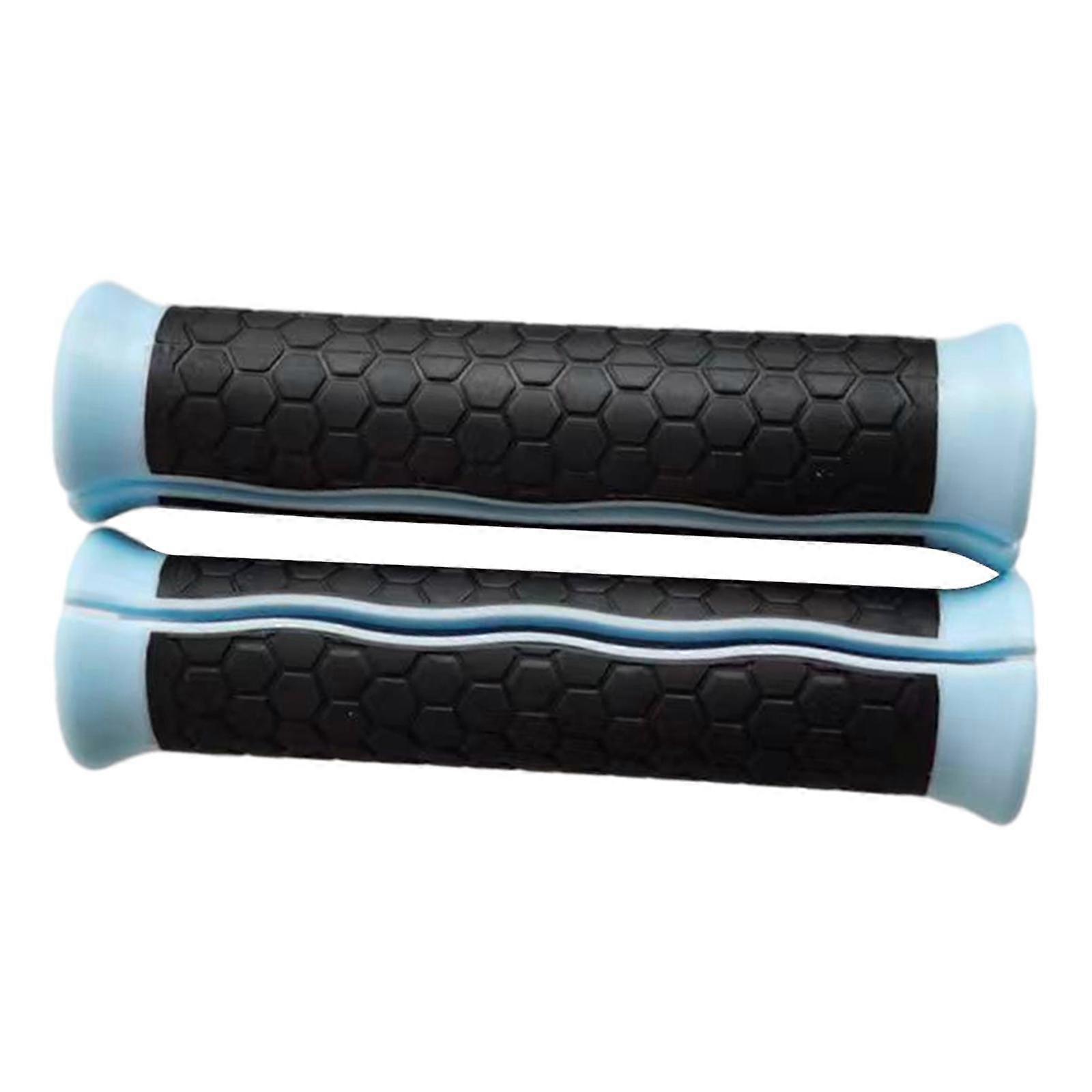 2Pcs Fitness Resistance Band Handles Strong Replacement Exercise Band Handle Blue