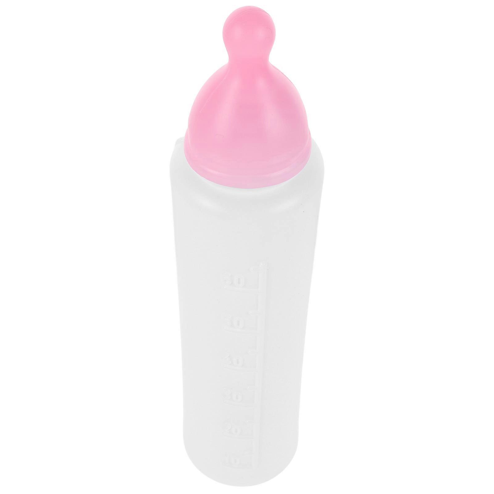 Giant Baby Bottle Accessory Ideal For Halloween And Carnival Events 5Pcs In Pink