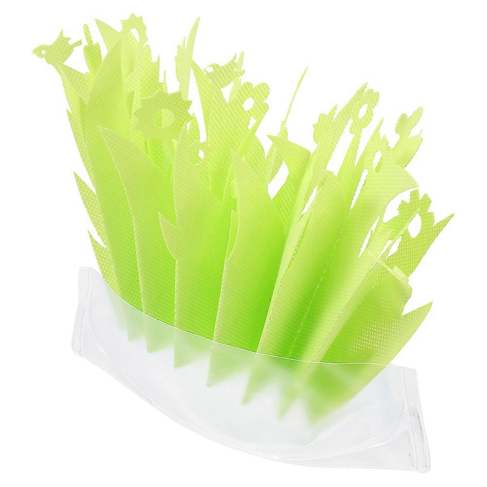 Reptile Tank Humidifier 2Pcs Simulated Green Plants For Reptile Care Air Freshener Non-electric Operation