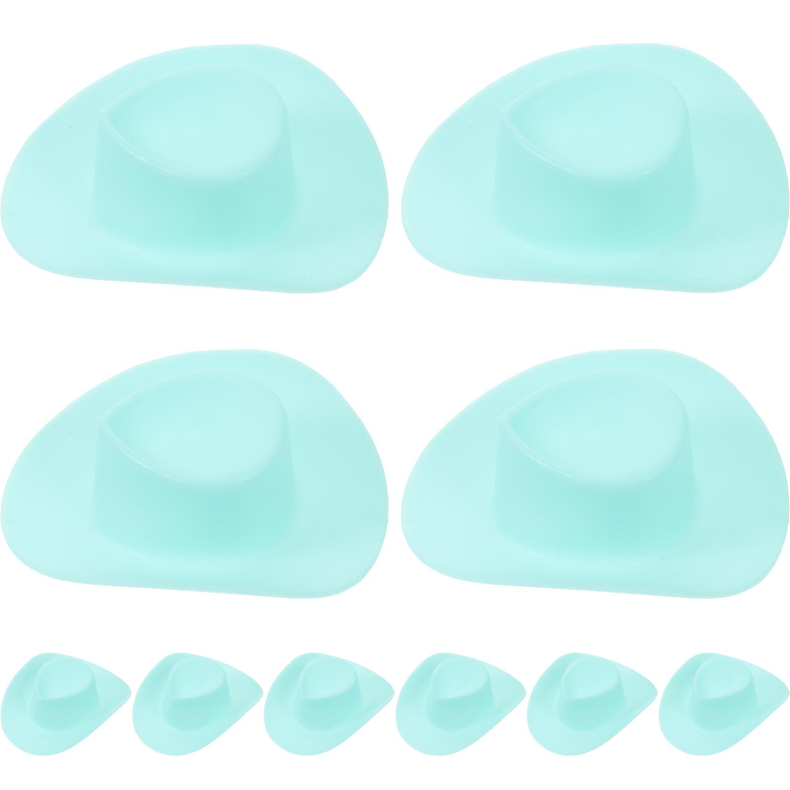 Adorable Mini Hats For Western Theme Parties Green 30Pcs