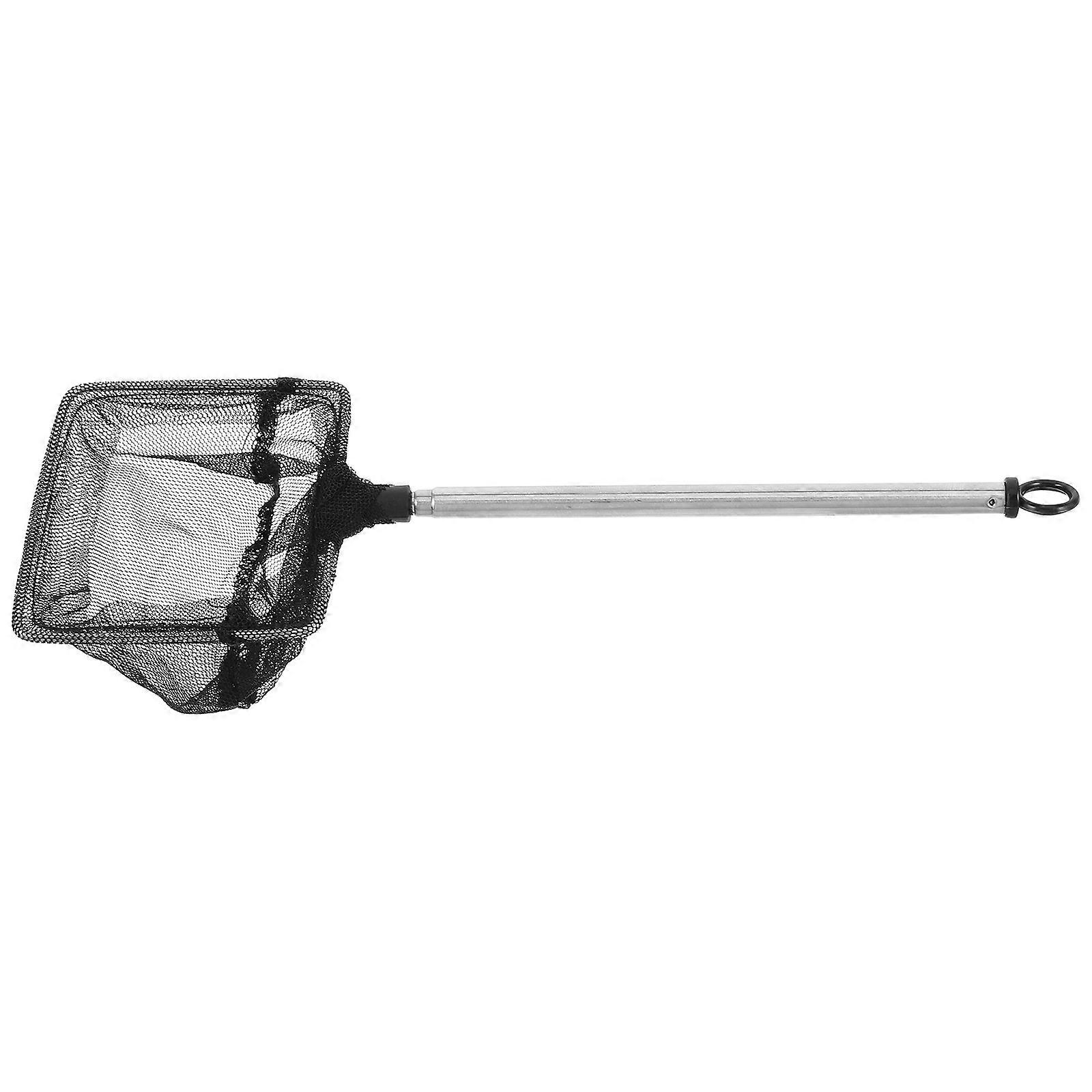 Extendable Aquarium Cleaning Net for Fish and Shrimp 2Pcs Stainless Steel Mesh