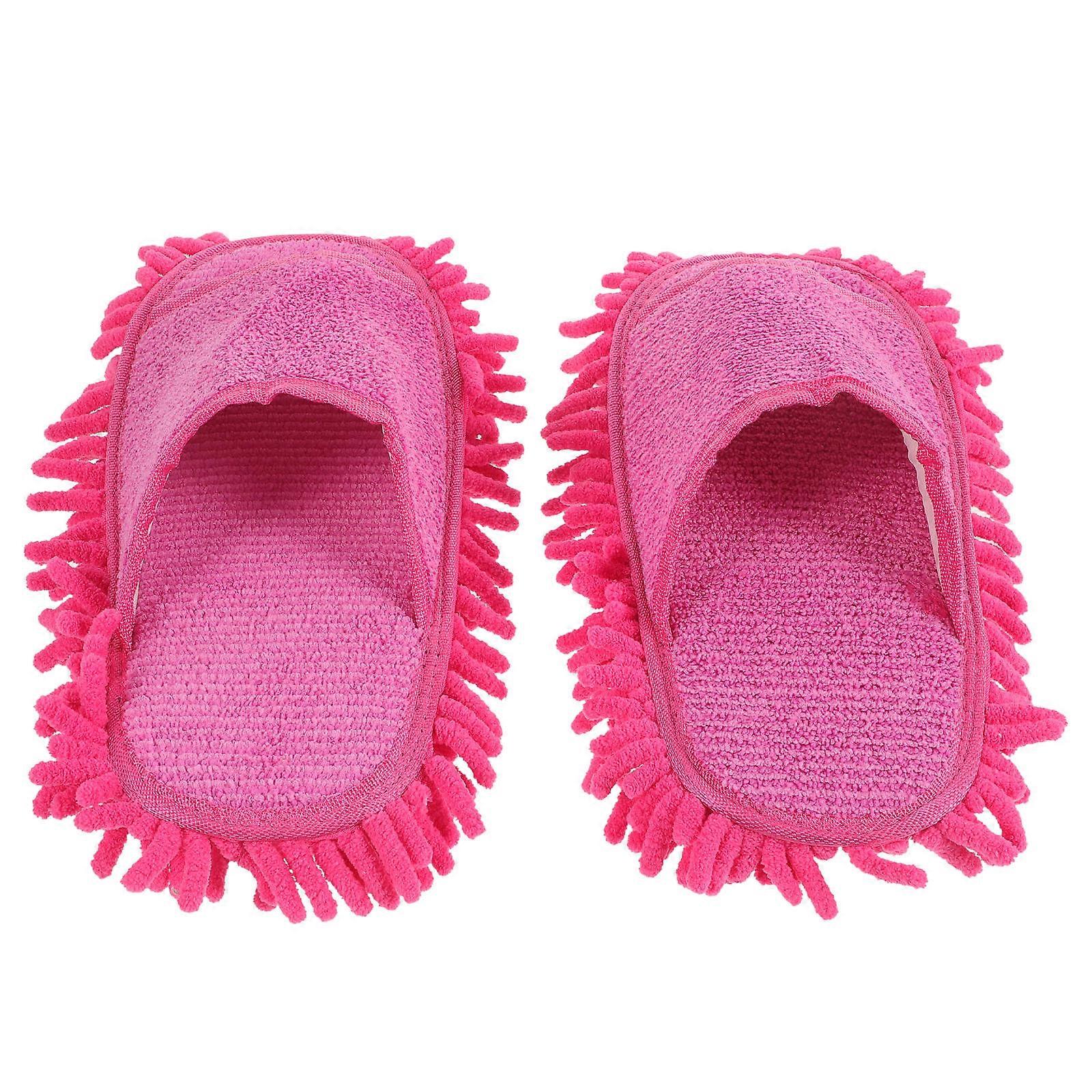 Floor Slippers Ladies Slippers Chenille Fabric Barefoot Use Soft and Comfortable 1 Pair