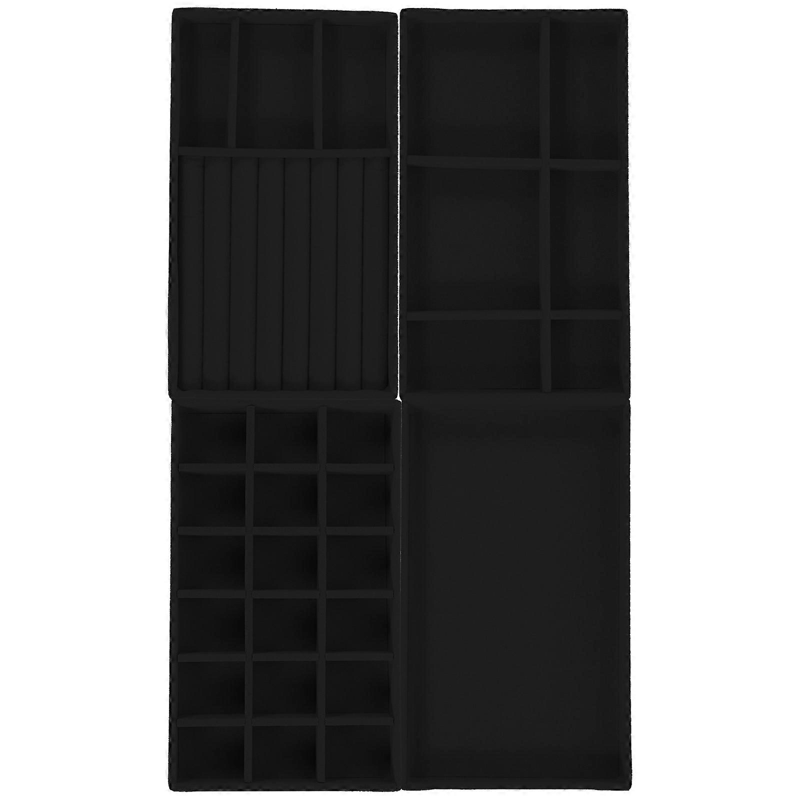 Jewelry Organizer 20 Pcs Rectangular Desktop Cosmetics Container For Home Use Simple Fashionable Storage