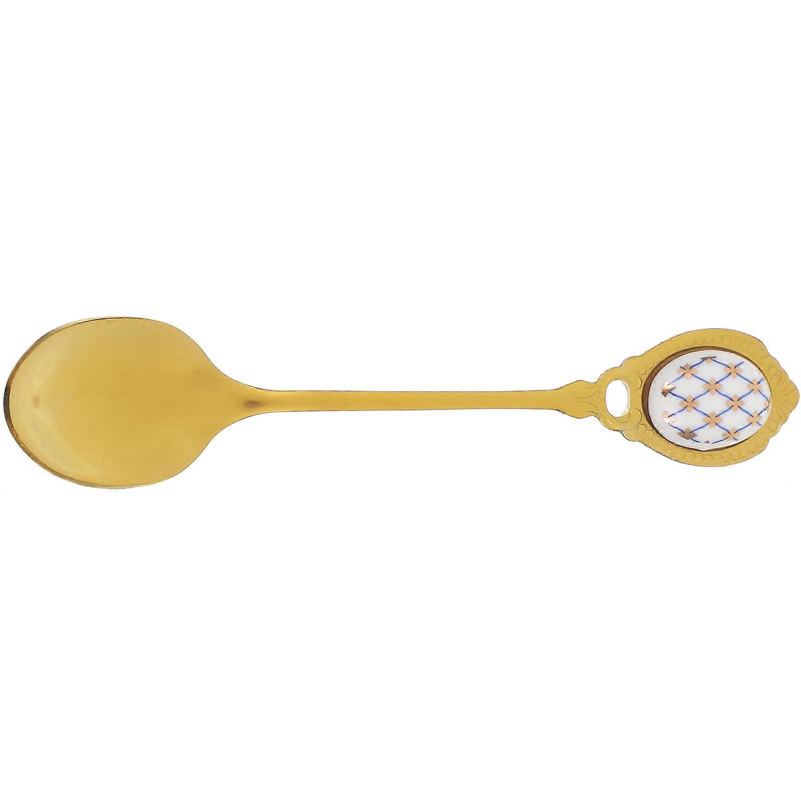 5Pcs Afternoon Tea Spoons Stainless Steel Elegant Design Suitable For Parties Comfortable Ergonomic Handle