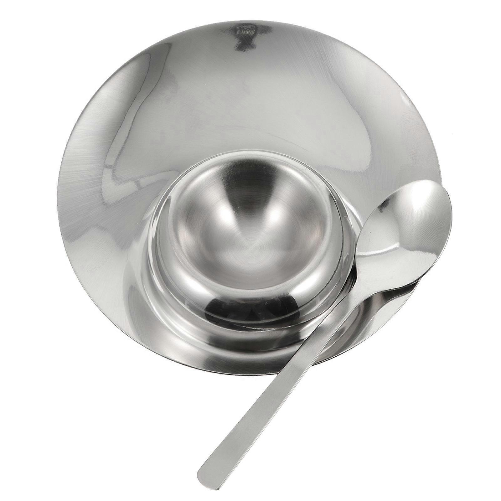 Stainless Steel Egg Cup Egg Holder for Soft Boiled Eggs 4Sets