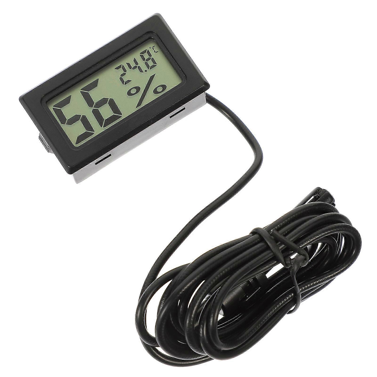 Fish Tank Thermometer Embedded Digital Thermometer for Aquarium 2Pcs
