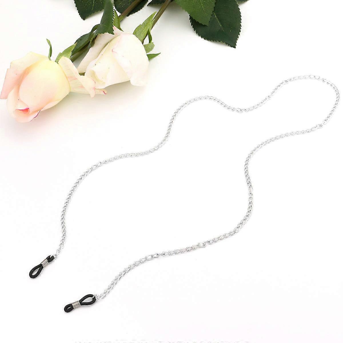 Eyeglasses Chain Metal Spectacles Chain for Hanging 3Pcs Blue Black Silver