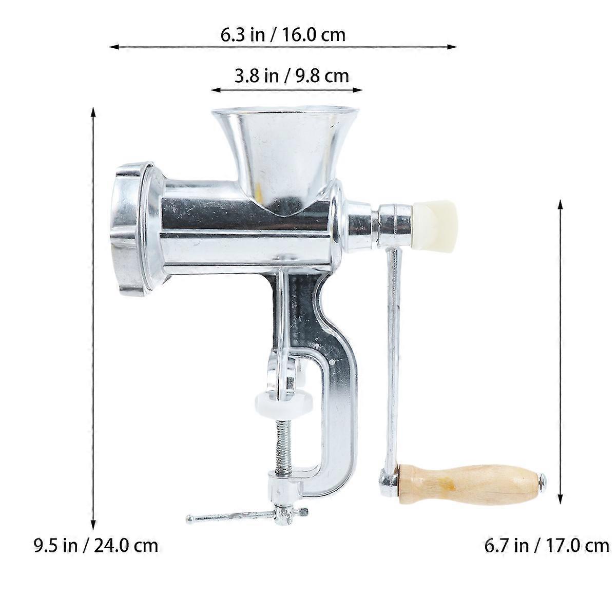 Manual Meat Mincer Aluminium Alloy Filling Machine for Kitchen Use 3Pcs