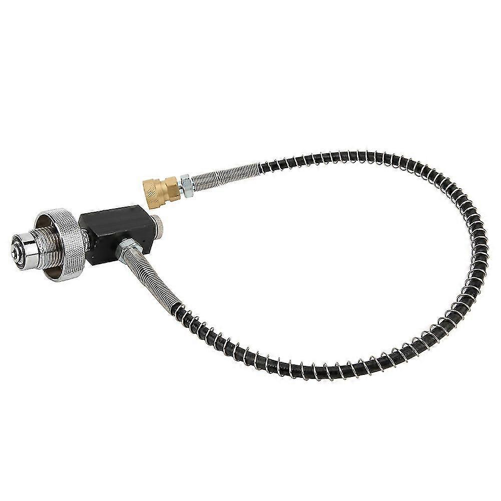 Dykkerventiladapter til højtryksluftslange og åndedrætsværn