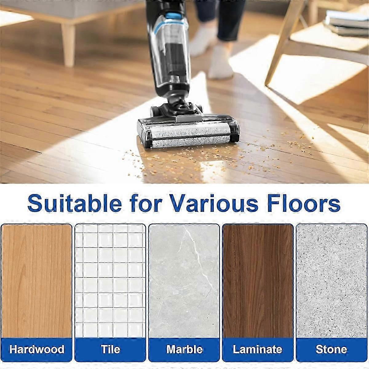 suitable for Bissell Crosswave HF2/3845N/3831 Brush Rollers HEPA Filters