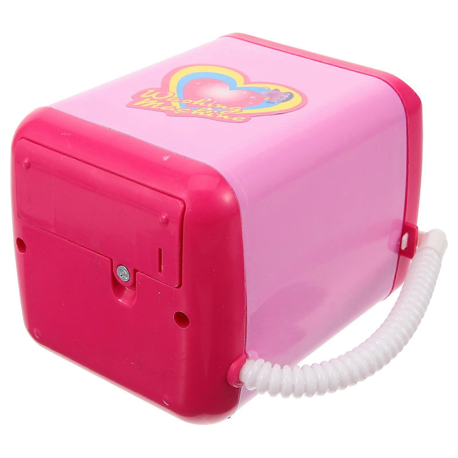 Electric Makeup Brush Cleaner Machine Automatic 3Pcs Pink Plastic Tool