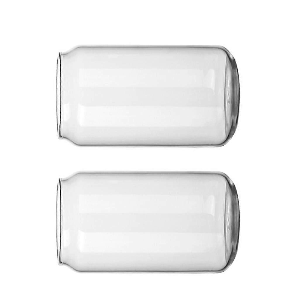 Glass Milk Mug for Drinking 8Pcs Clear Transparent Coffee Cups