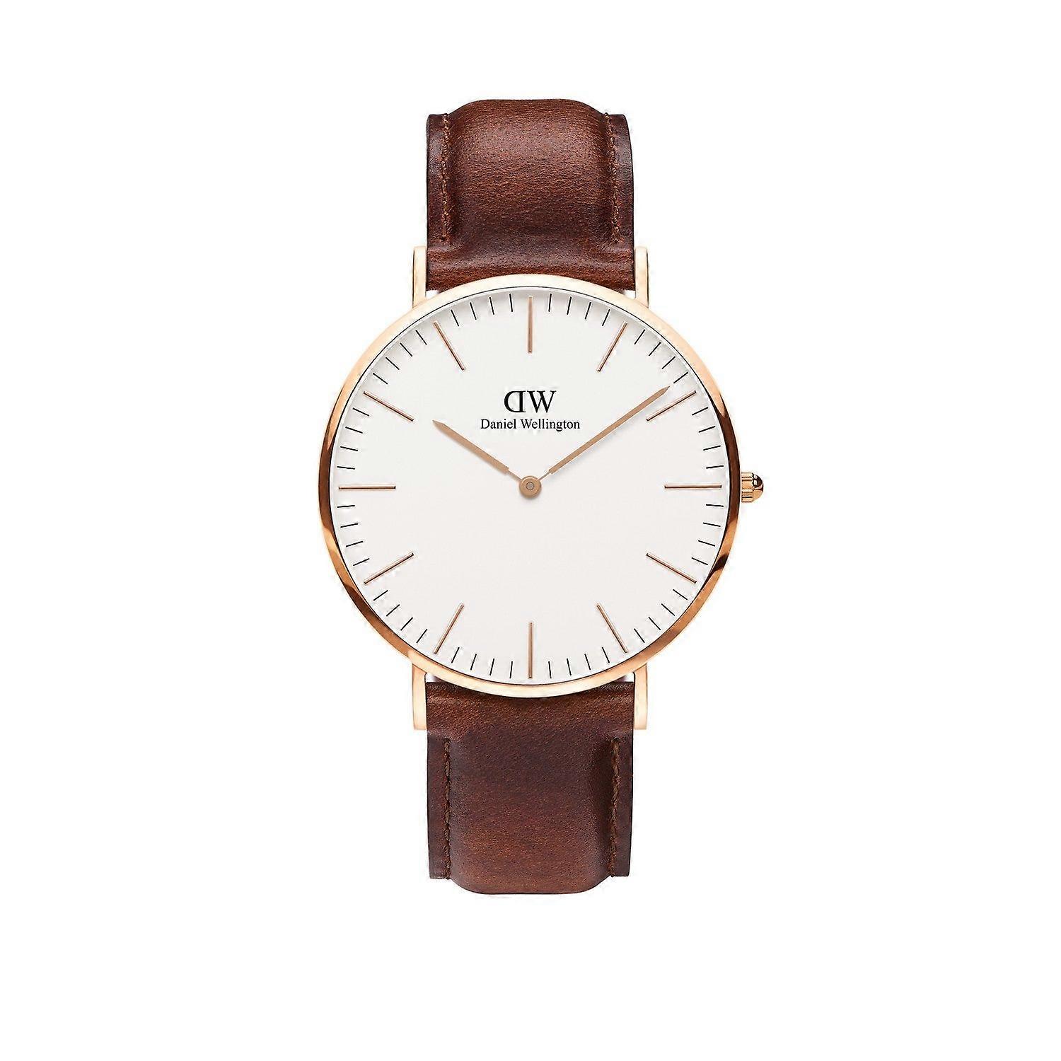 Daniel Wellington Classic St Mawes 40mm White Rose Gold Watch DW00100006
