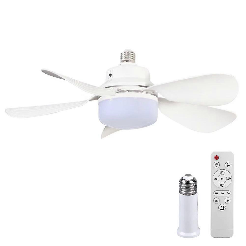 Socket Fan Light Dimmable Screw in Ceiling Fan in Light Socket Ceiling Fan with Light for Bedroom